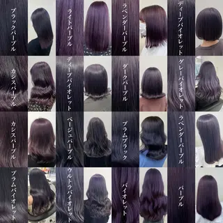カラー ［銀座］淡色 ラベンダー🫧大村のヘアスタイル