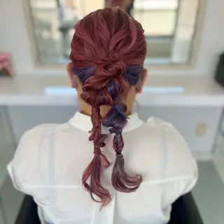 ヘアアレンジ 松井凜花𐙚𓍯 ヘアアレンジ/ツヤ髪のヘアスタイル