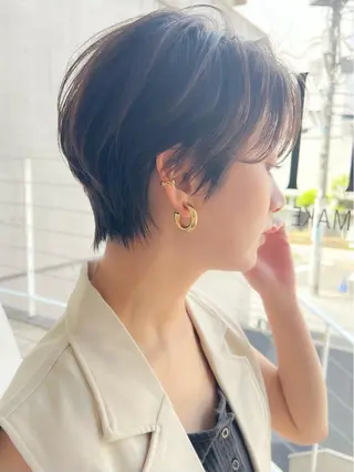 ショート ショート/ボブ/縮毛 三上達大のヘアスタイル