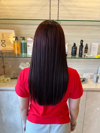 ロング カラー 佐藤 華音のヘアスタイル