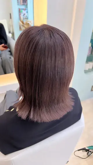 ミディアム カラー パーマ ヘアアレンジ メンズ 堀井 凌平のヘアスタイル