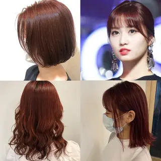 カラー 大迫 江梨のヘアスタイル