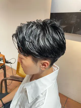 パーマ メンズ MOEKA🌺レディ ースカットモデルのヘアスタイル