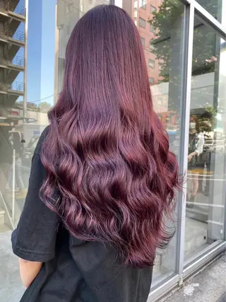 ロング カラー 🩷暖色カラー🩷 BONのヘアスタイル