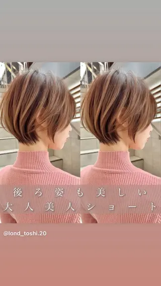 ショート レイヤー❣️縮毛矯正 川村利幸のヘアスタイル