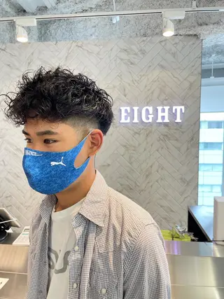 メンズ 島本 燎のヘアスタイル