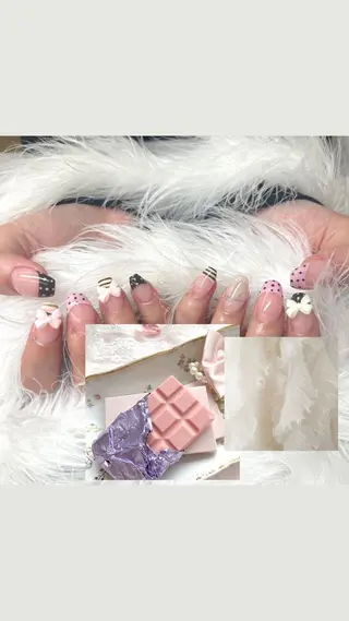 ネイル honoka 池袋❄️🎀🤍のネイルデザイン