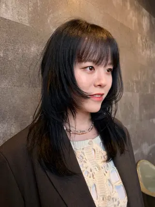 セミロング cyaco g所属・aimi/ cyaco gのヘアスタイル