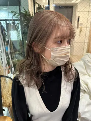 セミロング カラー メンズスタイル Hitomi🐶のヘアスタイル