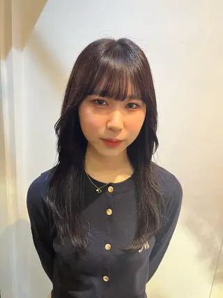 セミロング カラー HOMIE TOKYO所属・sora / 渋谷 / ハイトーンのヘアスタイル