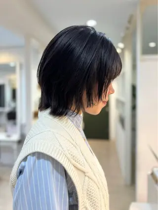 ショート 韓国風⭐️くびれヘア 🍀高津かえでのヘアスタイル