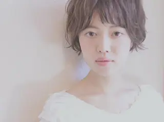 ショート パーマ カラー 小顔ショート✁ ⁂Yukari⁂のヘアスタイル