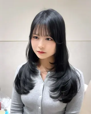 ロング カラー SALOWIN銀座一丁目suite店所属・🩷韓国ヘア/ヨシン モリ🩷Maikaのヘアスタイル