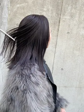 ミディアム カラー 吉武 茂暉のヘアスタイル