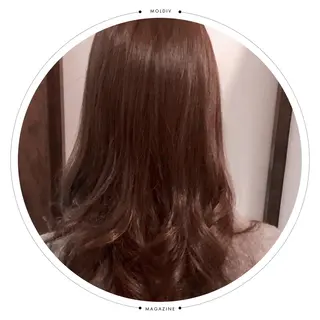 セミロング ロング カラー ✨縮毛矯正✨髪質改善 ナカシマ ユミのヘアスタイル