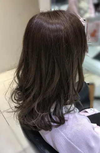 セミロング カラー ✨髪質改善✨ 田西　基彦のヘアスタイル