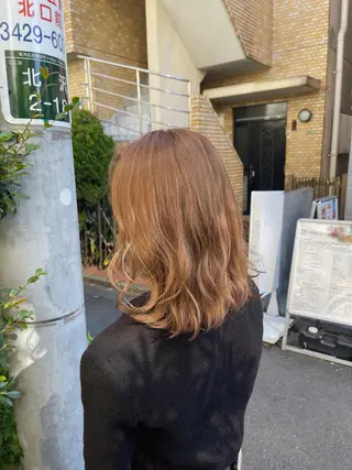 ミディアム カラー 韓国ヘア🫧艶カラー 🫧髪質改善/オオヤのヘアスタイル