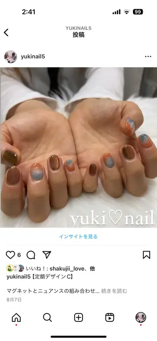 ネイル yuki♡nail 光が丘駅7分のネイルデザイン
