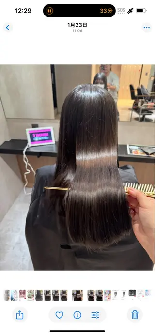 ロング Re.ly所属・高田 有里子のヘアスタイル