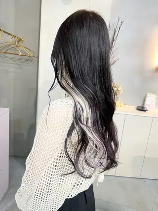 ロング カラー qulim所属・前橋 姫奈のヘアスタイル