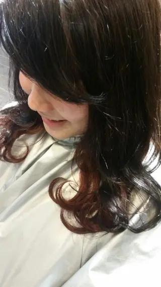 カラー 北野 親善のヘアスタイル