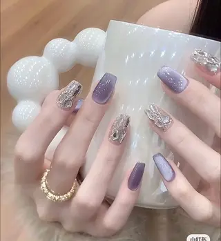 ネイル 長さ出し専門パーツ jenniferのネイルデザイン