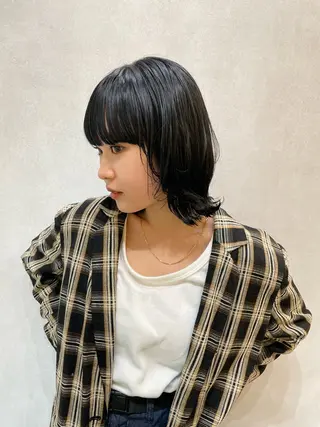 ミディアム 💿 kanna💿のヘアスタイル