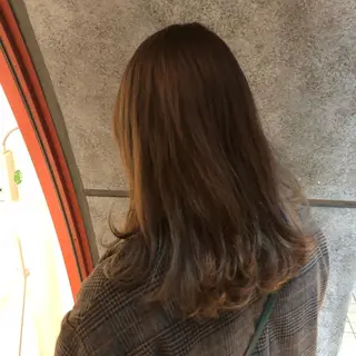 ミディアム カラー SALOWIN三軒茶屋店所属・髪質改善/艶髪 やまなかのヘアスタイル