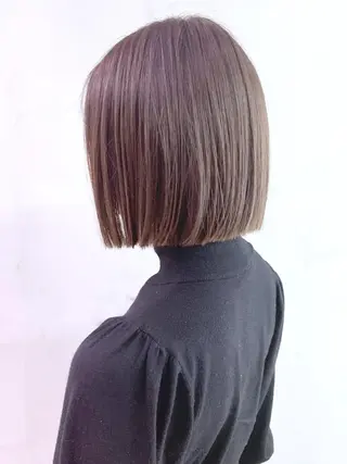 ミディアム カラー パーマ ヘアアレンジ ITbyALBUM 浦和店のヘアスタイル