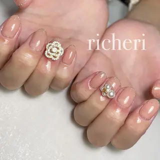 ミディアム ネイル richeri beautyのネイルデザイン