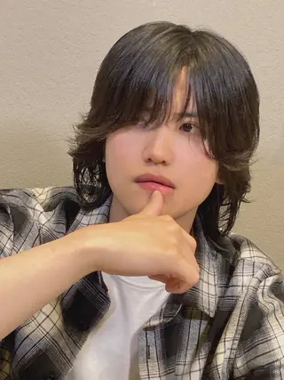 ミディアム パーマ 松本爽汰/メンズ特化 /メンズパーマのヘアスタイル