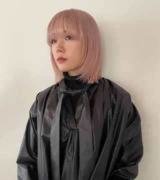 ミディアム カラー chiharu ボブ/レイヤーのヘアスタイル