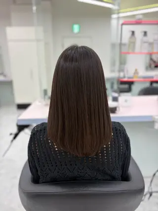 セミロング 🎀暖色カラー🎀 SAAKA🍤のヘアスタイル