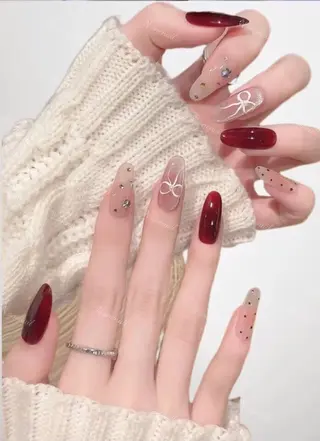 ネイル 長いだし/スカルプ/ パラシェルN.oneのネイルデザイン