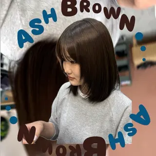 セミロング igggy所属・松岡 茉和のヘアスタイル