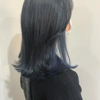 ミディアム カラー Lolonois梅田 /Okazaki:)のヘアスタイル