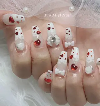 ネイル HANA 長さだしのネイルデザイン