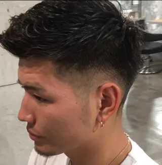 ショート ヘアアレンジ メンズ Rene'所属・当日予約⭕️ JUNYAのヘアスタイル