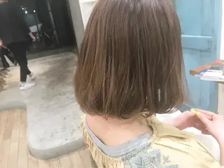 ミディアム カラー オリーブ透明感カラー 表参道/MIKUのヘアスタイル