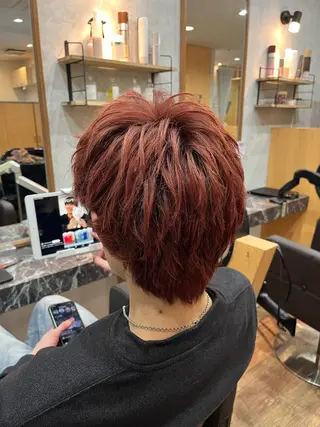 カラー なかじま ささらのヘアスタイル