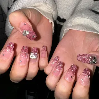 ミディアム ゆびノさき茨木店 ニュアンス/アートのネイルデザイン