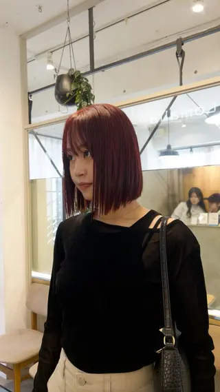 ショート カラー じゅわっと暖色カラー 🍊Moemiのヘアスタイル