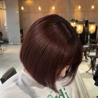 ショート カラー 透明感🎀艶髪 💞まいか🎶のヘアスタイル