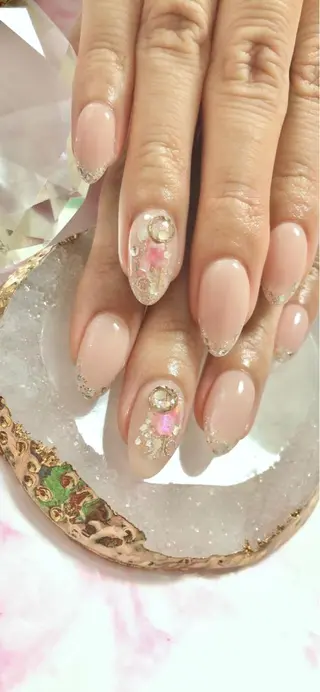 セミロング カラー キッズ ネイル マツエク・マツパ 💎ビューティサロン 湘南　RIRAN💎のネイルデザイン