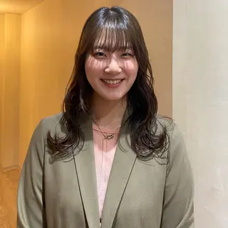 ロング カラー fon所属・カラーモデル fon▶山田 悠華のヘアスタイル