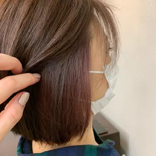 ミディアム カラー ✨艶カラー/韓国ヘア ✨momoriのヘアスタイル