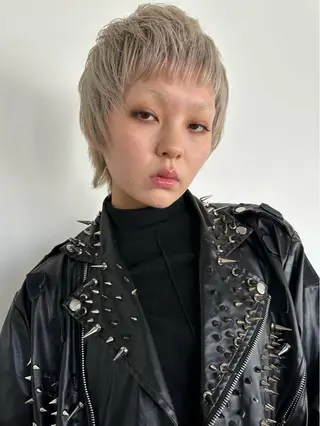 ショート カラー パーマ 🎀オイダイラ モモカ🎀のヘアスタイル