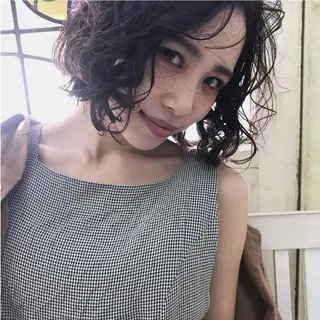 ショート パーマ 日々所属・谷 大地のヘアスタイル