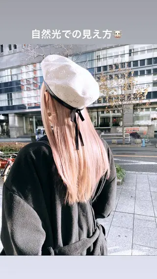 ロング カラー 加藤 利基のヘアスタイル