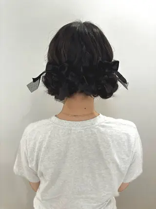 ヘアアレンジ ヘアセット🎀推し活 市川駅近🩵MIHOのヘアスタイル
